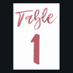 Numeração De Mesa Número de Tabela de Script de Folha Ouro rosa<br><div class="desc">Número da Tabela de Script de Folha Ouro rosa. O número da tabela pode ser atualizado e alterado.</div>