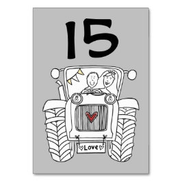 Numeração De Mesa Número de Tabela de Trator de Casamento de País Pe