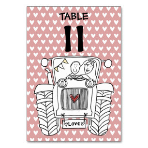 Numeração De Mesa Número de Tabela de Trator de Casamento de País Pe