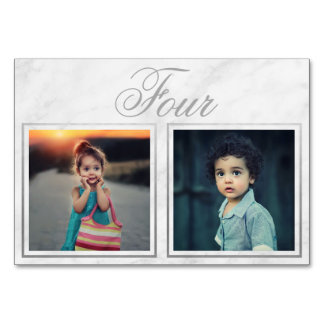 Numeração De Mesa Número de Tabela do Marble Silver da Idade do Comp