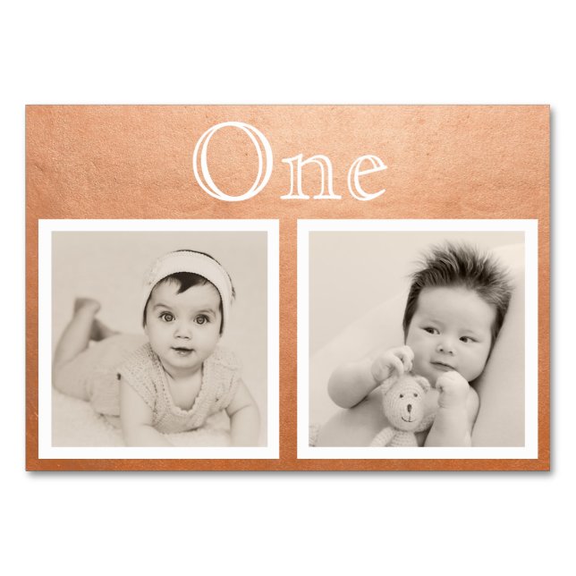 Numeração De Mesa Número de Tabela Dourada do Rosa de Idade Personal (Frente)