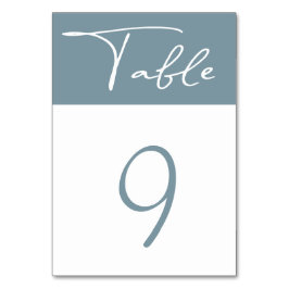 Numeração De Mesa Número de Tabela Mínima Pastel Moderado