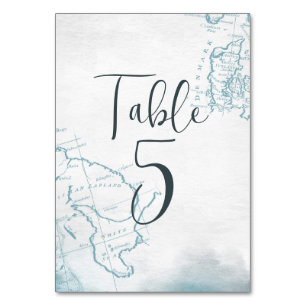 Numeração De Mesa Número de Tabela Náutica