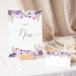 Numeração De Mesa Número de Tabela Nine floral de lavanda<br><div class="desc">Número da tabela Nine floral de lavanda. Itens correspondentes disponíveis.</div>