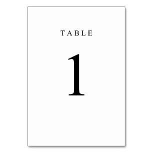 Numeração De Mesa Número de Tabela Simples - 1