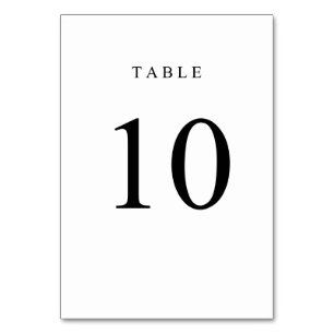 Numeração De Mesa Número de Tabela Simples - 10