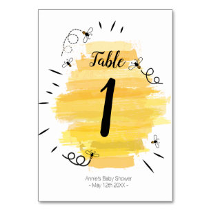 Numeração De Mesa Número moderno da mesa da abelha