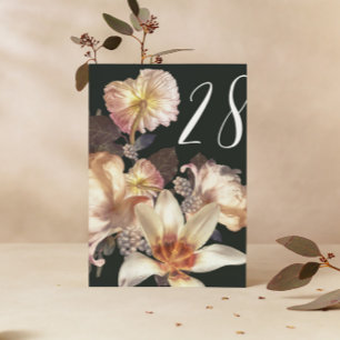 Numeração De Mesa Números de Mesa de Casamento Antigos Esmeralda Vin