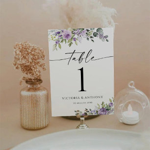 Numeração De Mesa Números de Mesa de Casamento de Eucalipto Elegante