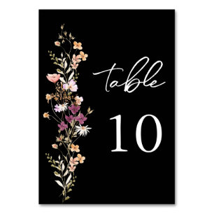 Numeração De Mesa Números de Mesa de Casamento de Pêssego Azul