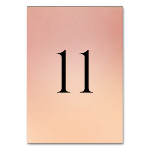 Numeração De Mesa Números de Mesa de Casamento Modernos (1–20)