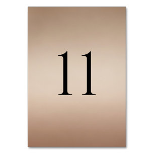 Numeração De Mesa Números de Mesa de Casamento Modernos (1–20)