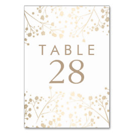 Numeração De Mesa Números de Mesa de Casamento Respiratório do Bebê
