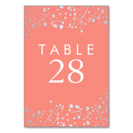 Numeração De Mesa Números de Mesa de Casamento Respiratório do Bebê 
