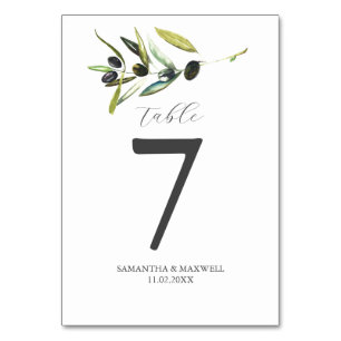 Numeração De Mesa Números de Mesa de Casamento Temas de Casamento de