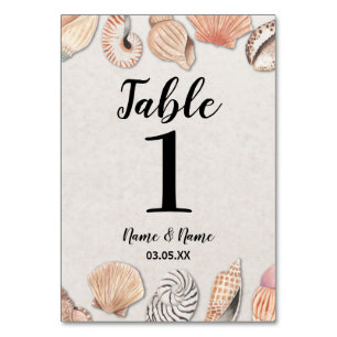 Numeração De Mesa Números de Tabela Casamentos Casernos Ocean Beach