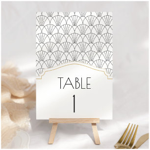 Numeração De Mesa Números de tabela da Art Deco