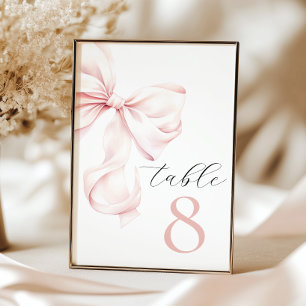 Numeração De Mesa Números de Tabela de Arcos Rosa Elegante