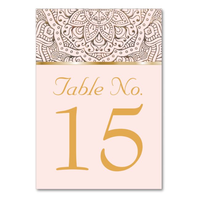 Numeração De Mesa Números de Tabela de Casamento | Boho Floral Manda (Frente)