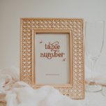 Numeração De Mesa Números de Tabela de Casamento de Boho Retroativo<br><div class="desc">Este é um cartão de número da mesa de casamento. Edite o texto e as cores mais* neste convite de casamento retrorreflector para torná-lo ajustado seu tema de evento estilo pessoal! (as palavras "número da tabela" não são editáveis, mas você pode mudar as cores dela!) // Para designs correspondentes, pesquise...</div>
