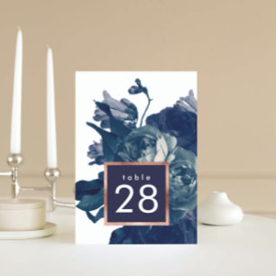 Numeração De Mesa Números de Tabela de Casamento de Buquê Dourado Ro