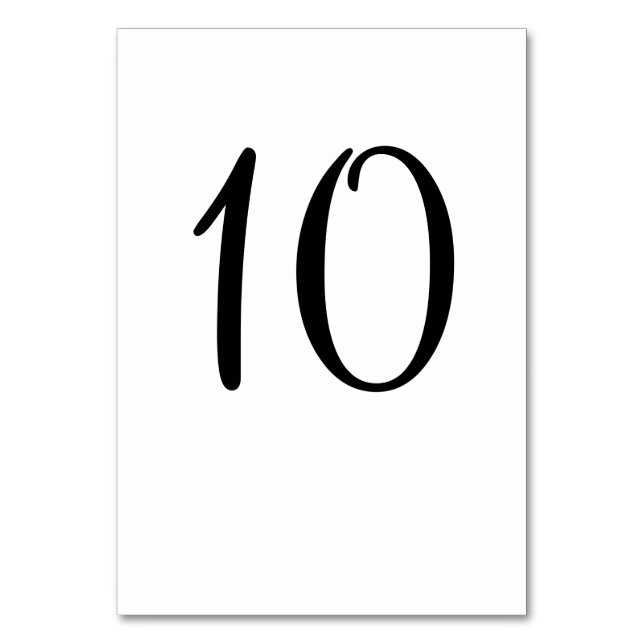 Numeração De Mesa Números de Tabela de Casamento de Chevron Branco S (Frente)