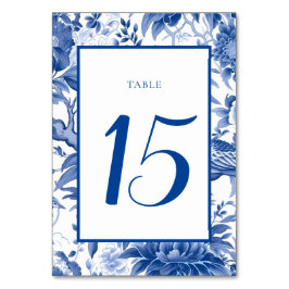 Numeração De Mesa Números de Tabela de Casamento de Chinoiserie