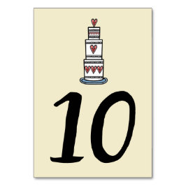 Numeração De Mesa Números de Tabela de Casamento de Ilustração de Bo