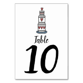 Numeração De Mesa Números de Tabela de Casamento de Ilustração de Bo