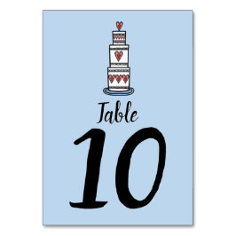 Numeração De Mesa Números de Tabela de Casamento de Ilustração de Bo