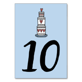 Numeração De Mesa Números de Tabela de Casamento de Ilustração de Bo