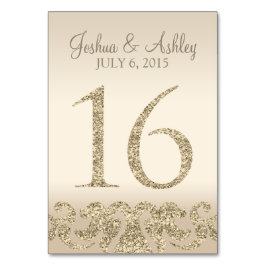 Numeração De Mesa Números De Tabela De Casamento De Olhar Para A Gli