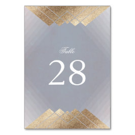 Numeração De Mesa Números de Tabela de Casamento Gatsby Dourado de C