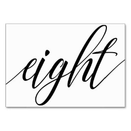 Numeração De Mesa Números de Tabela de Casamento - Tipografia de Lux