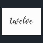 Numeração De Mesa Números de Tabela de Casamentos Minimalistas Delic<br><div class="desc">A suíte de convite minimalista de casamento deliciosa apresenta um roteiro caligráfico moderno que se destaca contra a simples tipografia,  deixando a suíte irremediavelmente romântica.</div>