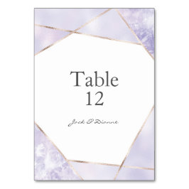 Numeração De Mesa Números de Tabela Geométrica de Casamentos Roxos e