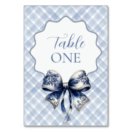 Numeração De Mesa Números de Tabela Inspirados em Croquette Azul