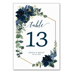 Numeração De Mesa Números de Tabela Real de Casamento de Marinhos Du