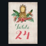 Numeração De Mesa Números Dourados tropicais da mesa do abacaxi do<br><div class="desc">Números Dourados tropicais da mesa do abacaxi do brilho
Apenas mude o número para fora para cada mesa.</div>