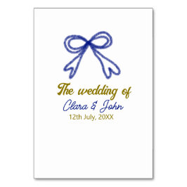 Numeração De Mesa O casamento do casal marinho azul de ouro