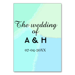 Numeração De Mesa O casamento do nome do casal letra inicial data