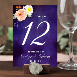 Numeração De Mesa O Romance Na Coleção De Casamentos De Bloom