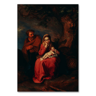 Numeração De Mesa O Vôo para o Egito por Abraham Bloemaert