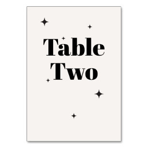 Numeração De Mesa OLIVIA Moderna Ivory Celestial Café da Manhã