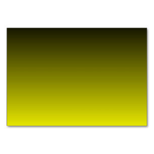 Numeração De Mesa Ombre amarelo preto