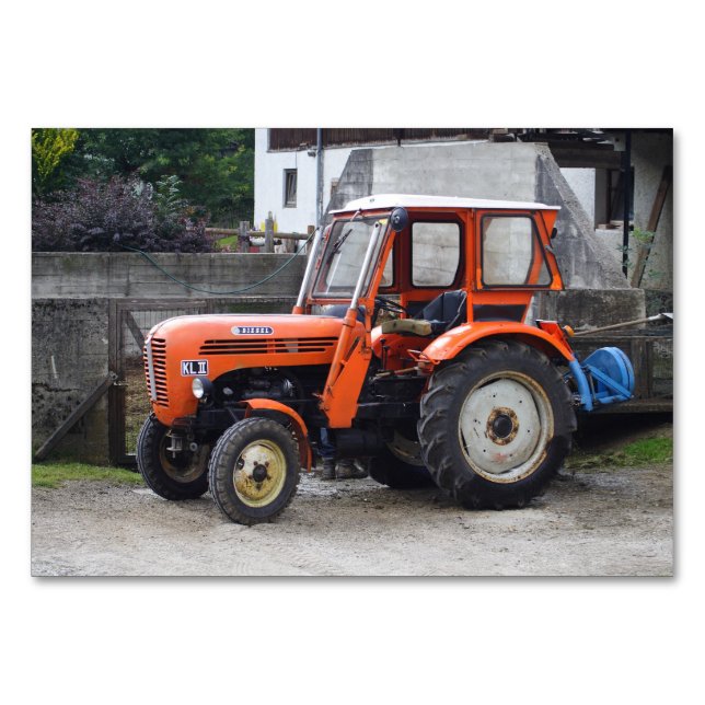 Numeração De Mesa Orange Diesel Trator Steyr KL II (Frente)