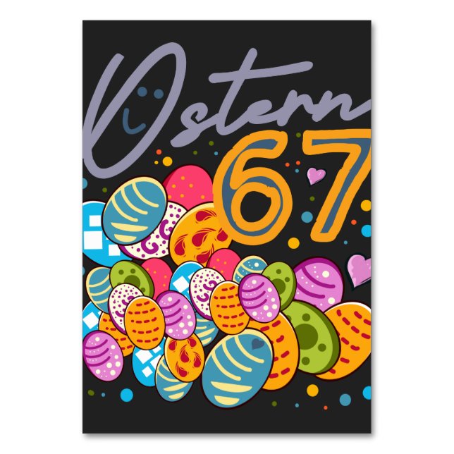 Numeração De Mesa ostern 67 (Frente)
