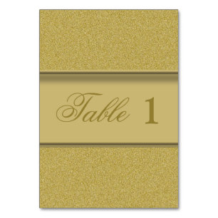Numeração De Mesa Ouro de luxo Textura Elegante, brilho Dourado