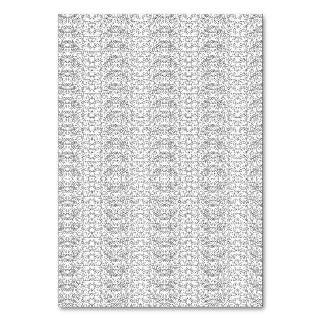 Numeração De Mesa Padrão cinza claro repetitivo em forma de V sobre  (Frente)