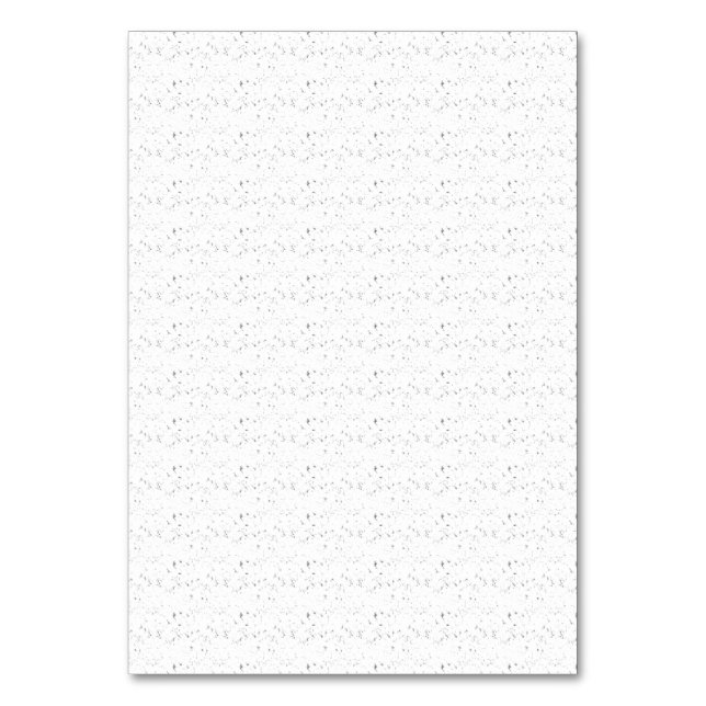 Numeração De Mesa Padrão repetitivo abstrato de pequenos, dispersos, (Frente)